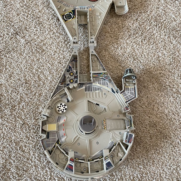 Millenium Falcon Star Wars Playset Micro Machines Lewis Galoob Vtg 1995 Toy - Picture 2 of 7